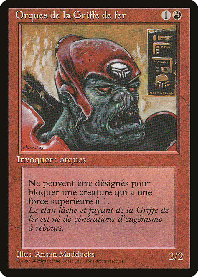 Ironclaw Orcs (French) - "Orques de la Griffe de fer" [Renaissance] | Good Games Morley