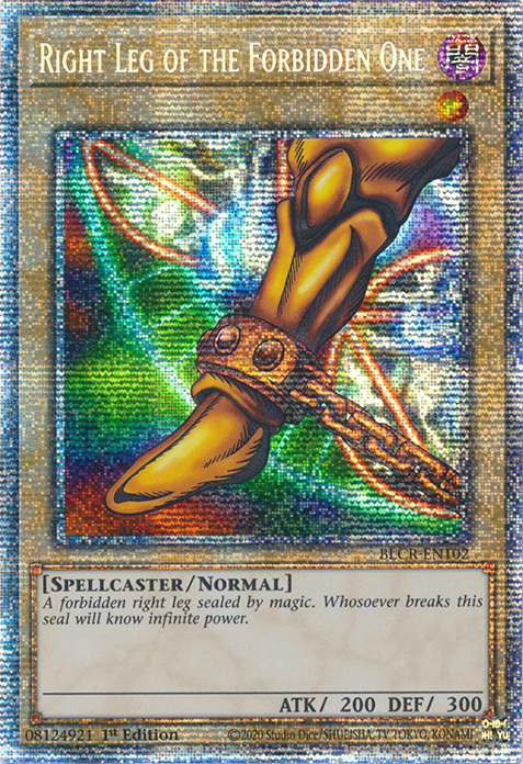 Right Leg of the Forbidden One [BLCR-EN102] Starlight Rare | Good Games Morley