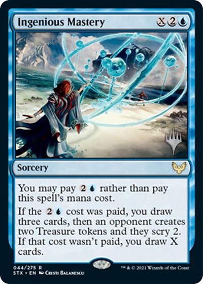 Ingenious Mastery (Promo Pack) [Strixhaven: School of Mages Promos] | Good Games Morley
