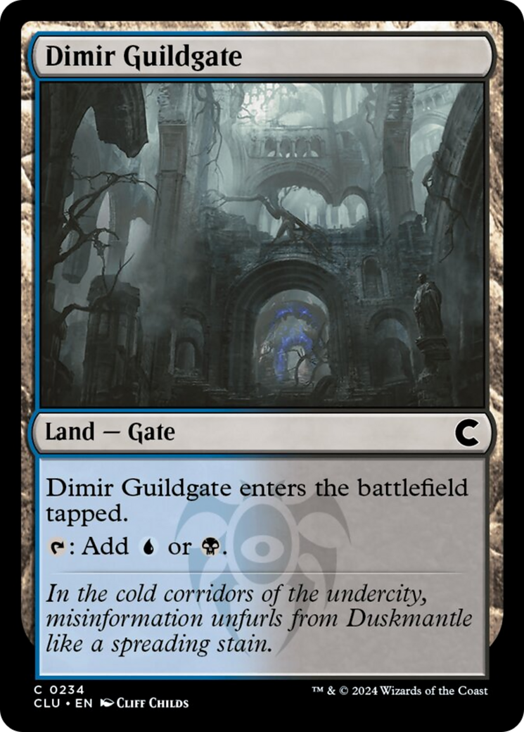 Dimir Guildgate [Ravnica: Clue Edition] | Good Games Morley