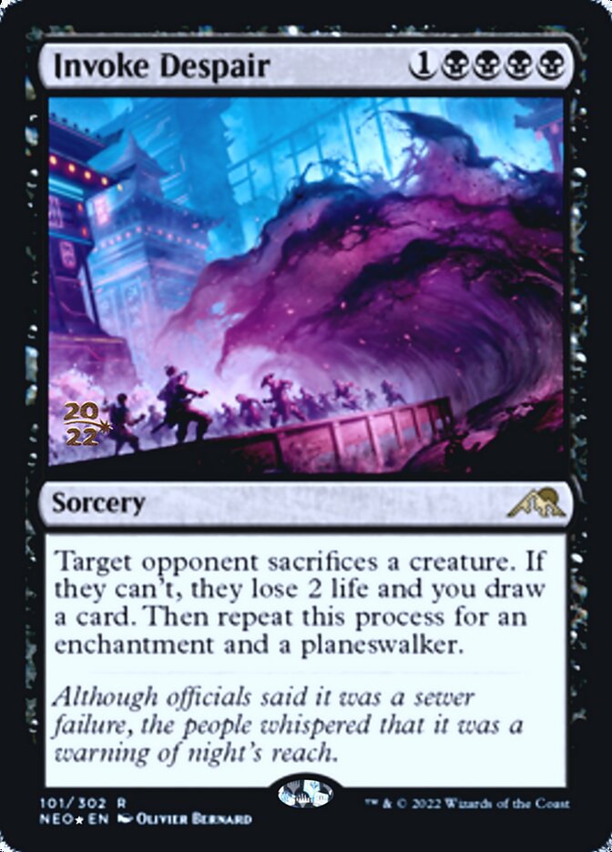Invoke Despair [Kamigawa: Neon Dynasty Prerelease Promos] | Good Games Morley