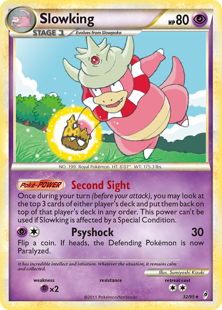 Slowking (32/95) [HeartGold & SoulSilver: Call of Legends] | Good Games Morley