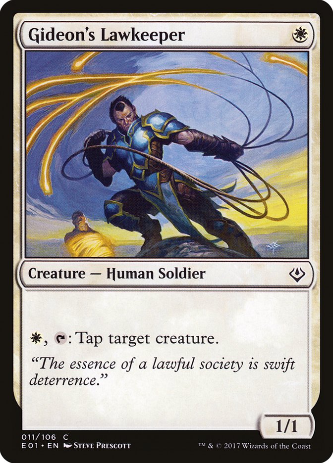 Gideon's Lawkeeper [Archenemy: Nicol Bolas] | Good Games Morley