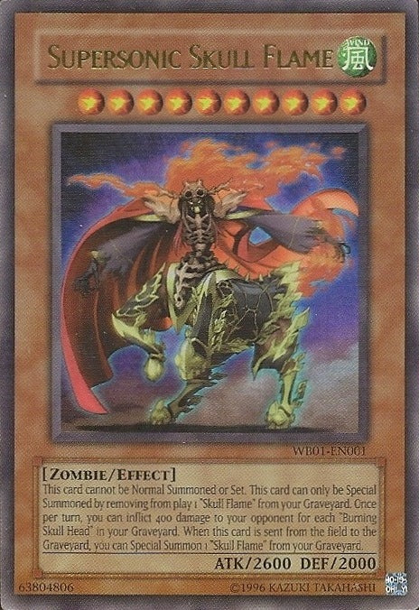 Supersonic Skull Flame [WB01-EN001] Super Rare | Good Games Morley