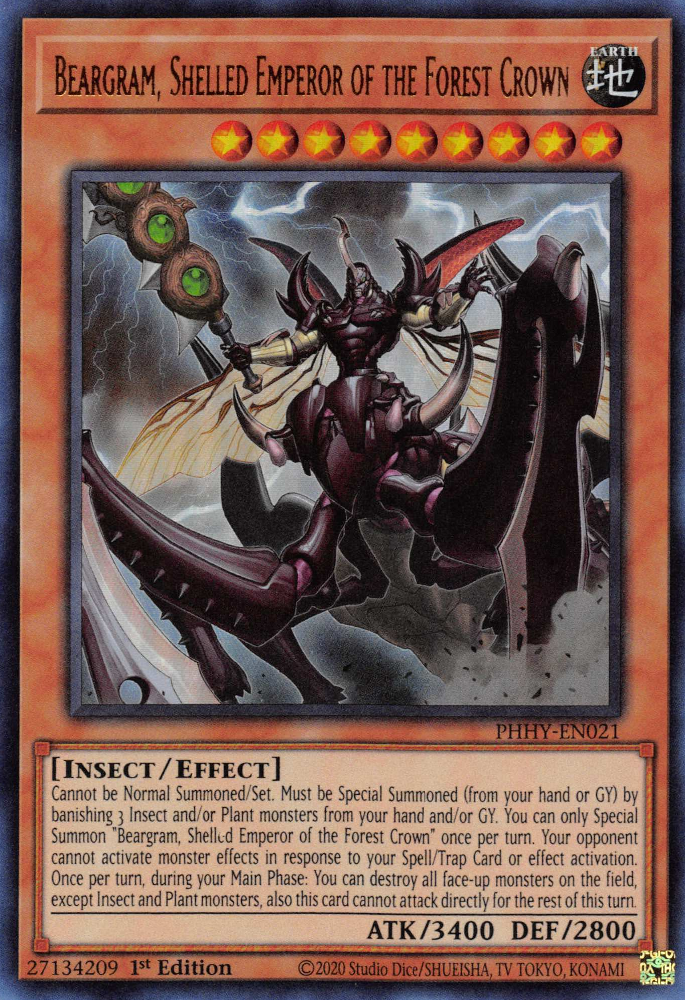 Beargram, Shelled Emperor of the Forest Crown [PHHY-EN021] Ultra Rare | Good Games Morley