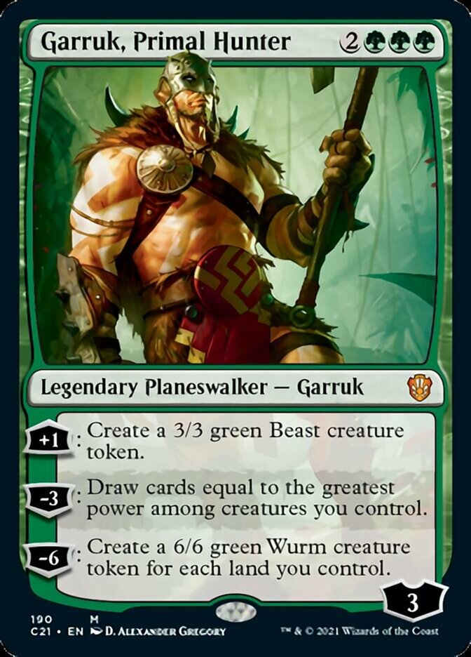 Garruk, Primal Hunter [Commander 2021] | Good Games Morley