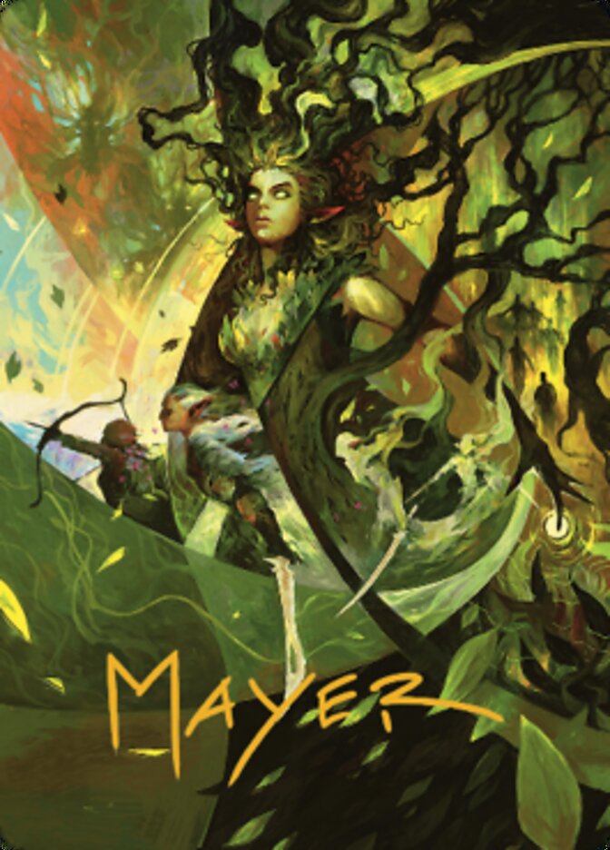 Titania's Command Art Card (Gold-Stamped Signature) [The Brothers' War Art Series] | Good Games Morley
