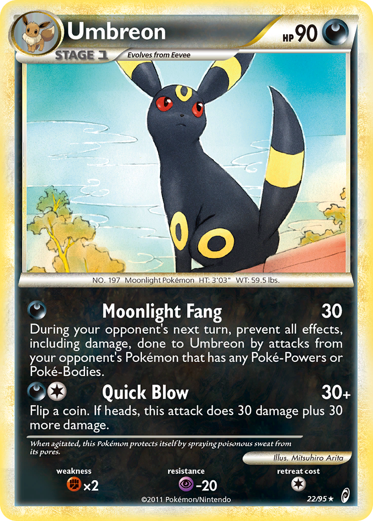 Umbreon (22/95) [HeartGold & SoulSilver: Call of Legends] | Good Games Morley