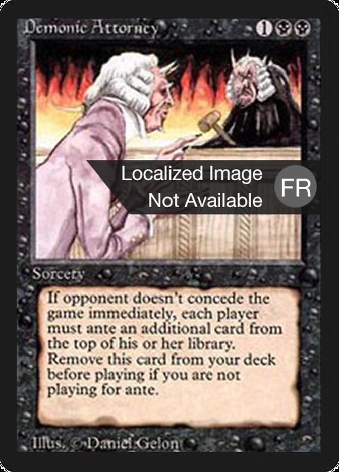 Demonic Attorney [Foreign Black Border] | Good Games Morley
