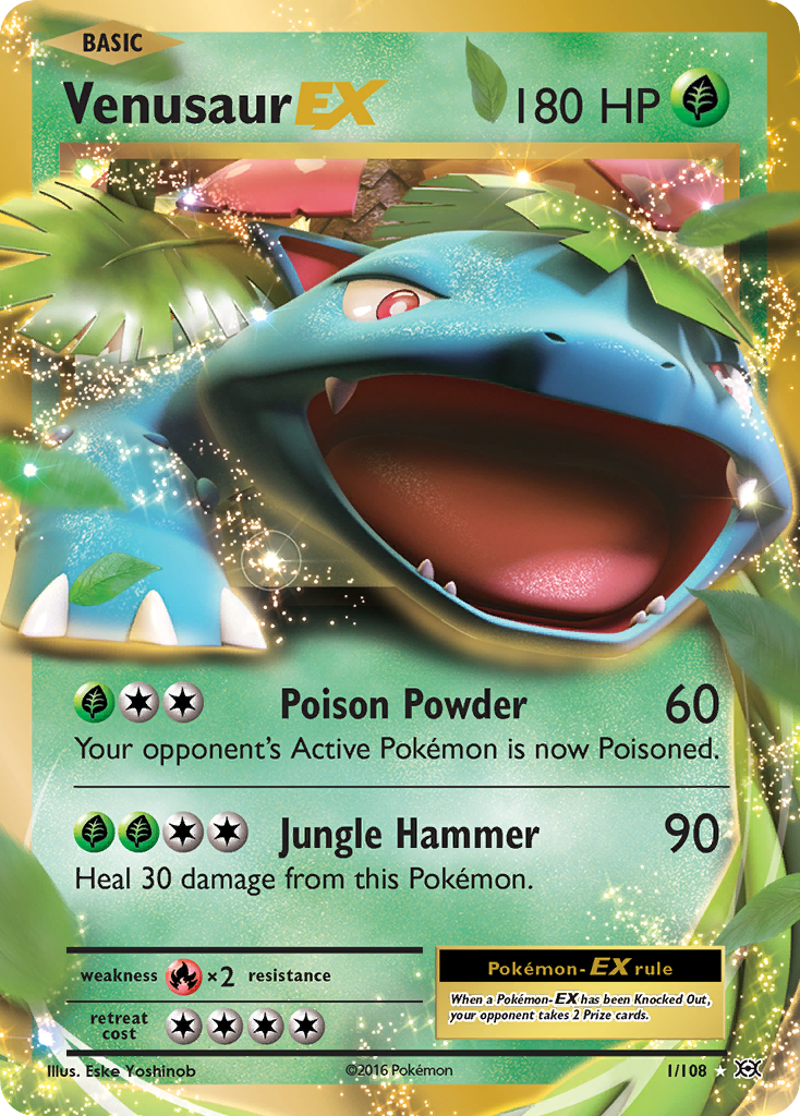 Venusaur EX (1/108) [XY: Evolutions] | Good Games Morley