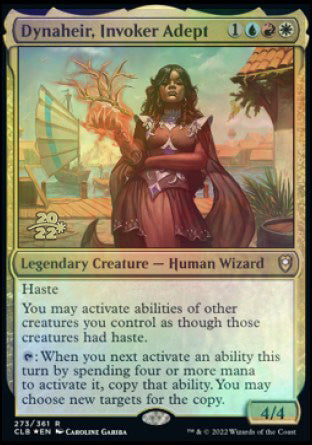 Dynaheir, Invoker Adept [Commander Legends: Battle for Baldur's Gate Prerelease Promos] | Good Games Morley