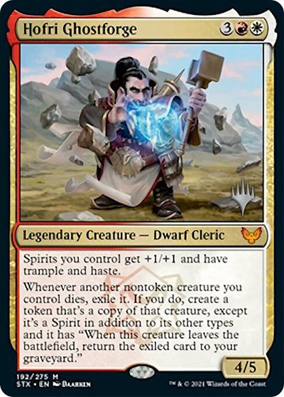 Hofri Ghostforge (Promo Pack) [Strixhaven: School of Mages Promos] | Good Games Morley