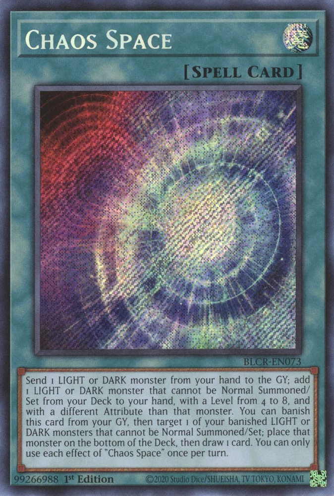 Chaos Space [BLCR-EN073] Secret Rare | Good Games Morley