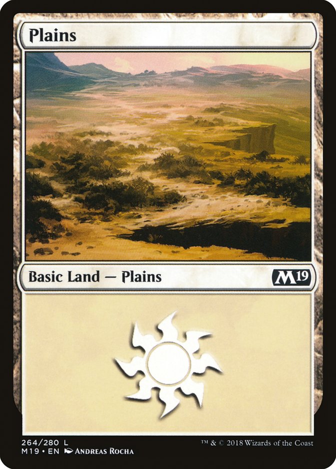 Plains (264) [Core Set 2019] | Good Games Morley