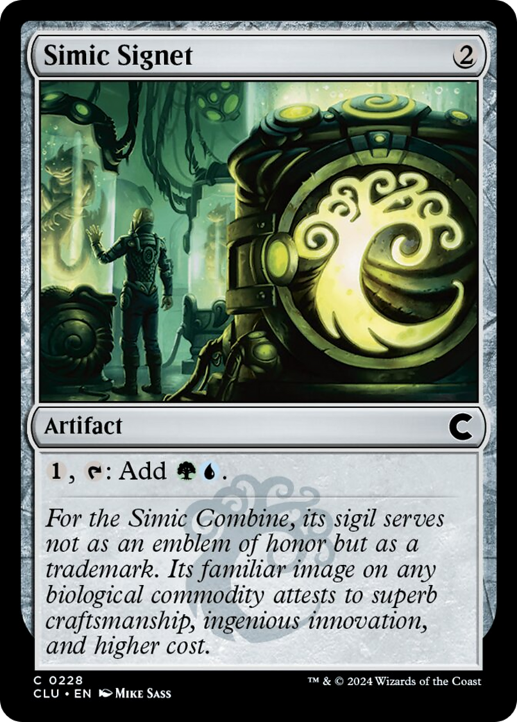 Simic Signet [Ravnica: Clue Edition] | Good Games Morley