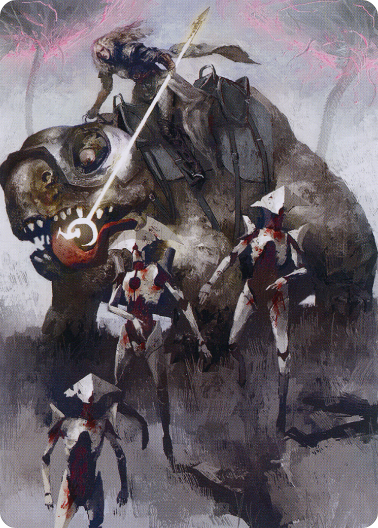 Thalia and The Gitrog Monster Art Card [March of the Machine Art Series] | Good Games Morley