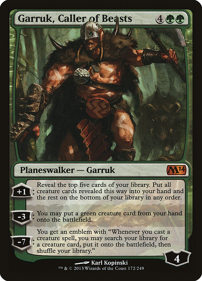 Garruk, Caller of Beasts [Magic 2014] | Good Games Morley