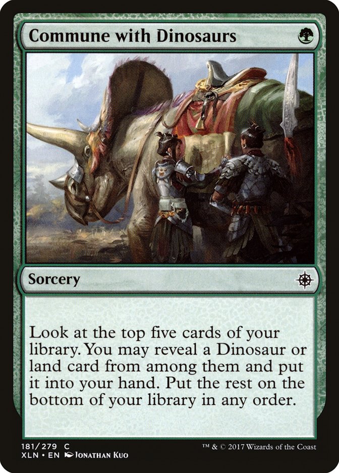 Commune with Dinosaurs [Ixalan] | Good Games Morley