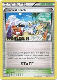 Tropical Beach (BW28) (Staff) [Black & White: Black Star Promos] | Good Games Morley