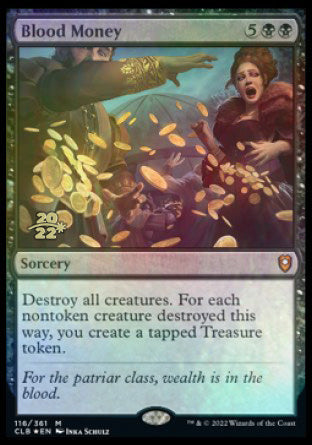 Blood Money [Commander Legends: Battle for Baldur's Gate Prerelease Promos] | Good Games Morley