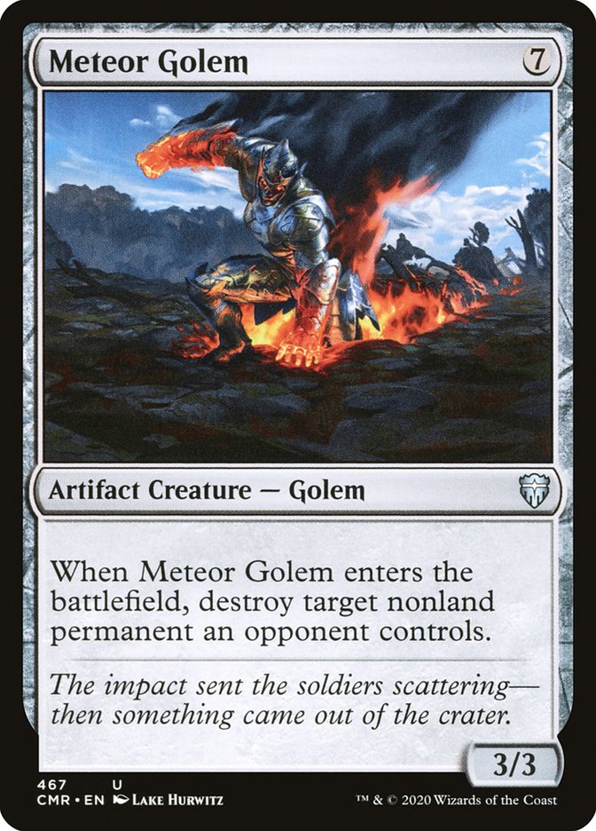 Meteor Golem (467) [Commander Legends] | Good Games Morley