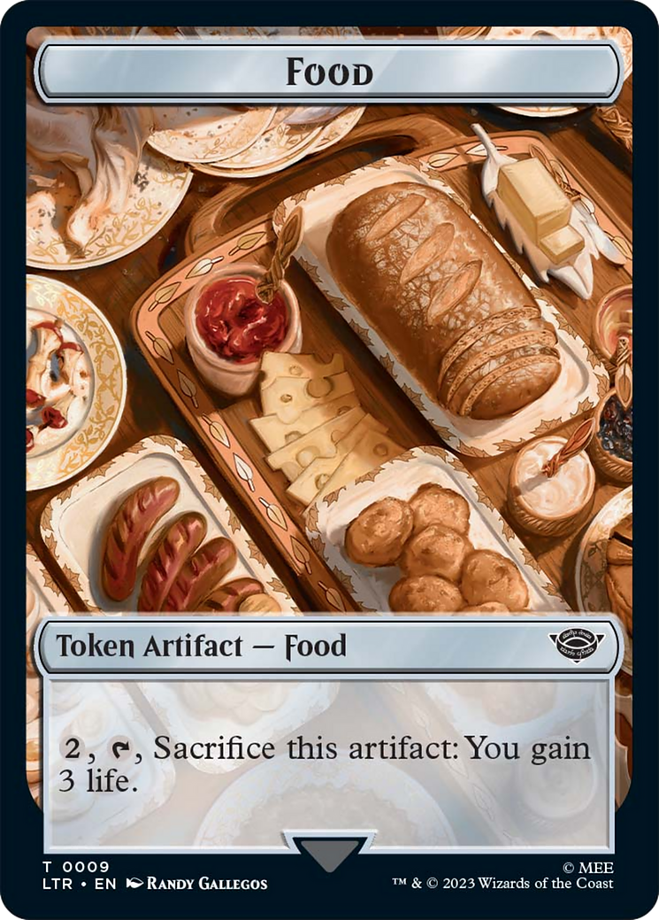 Food (09) // Spirit Double-Sided Token [The Lord of the Rings: Tales of Middle-Earth Tokens] | Good Games Morley