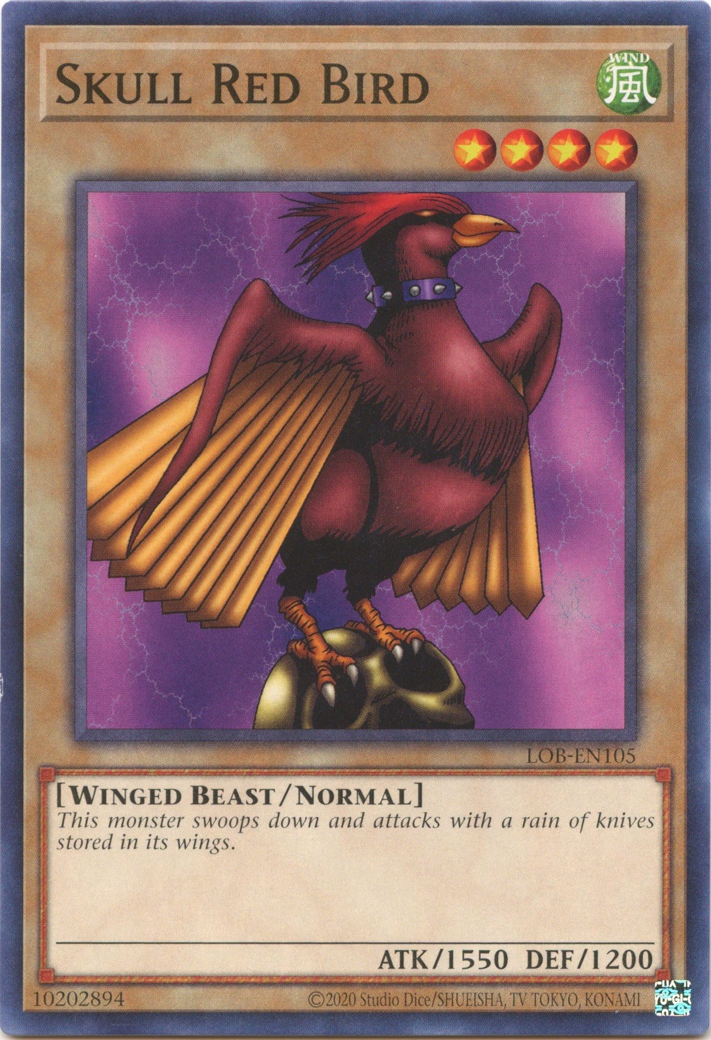 Skull Red Bird (25th Anniversary) [LOB-EN105] Common | Good Games Morley