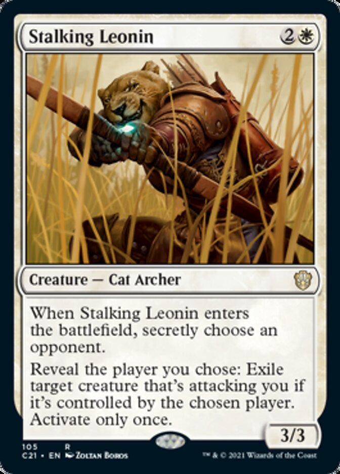 Stalking Leonin [Commander 2021] | Good Games Morley
