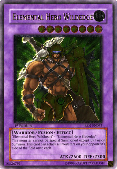 Elemental Hero Wildedge [EEN-EN035] Ultimate Rare | Good Games Morley
