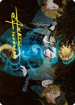 Witness the Future Art Card (Gold-Stamped Signature) [Innistrad: Crimson Vow Art Series] | Good Games Morley