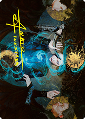 Witness the Future Art Card (Gold-Stamped Signature) [Innistrad: Crimson Vow Art Series] | Good Games Morley
