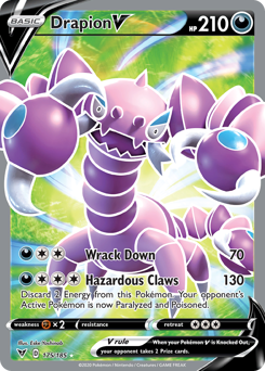 Drapion V (175/185) [Sword & Shield: Vivid Voltage] | Good Games Morley