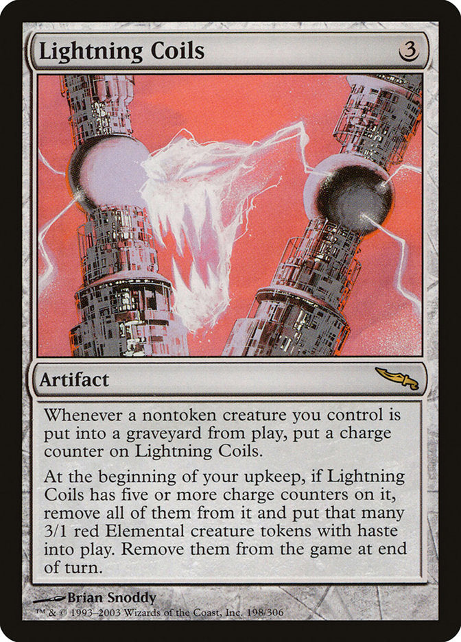 Lightning Coils [Mirrodin] | Good Games Morley