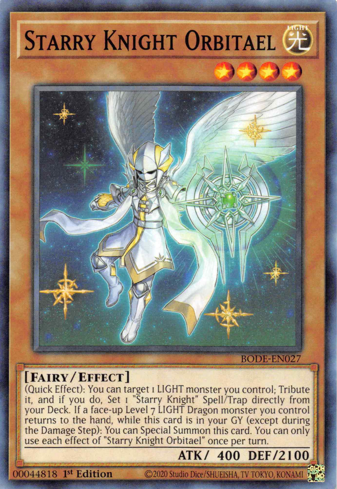 Starry Knight Orbitael [BODE-EN027] Common | Good Games Morley