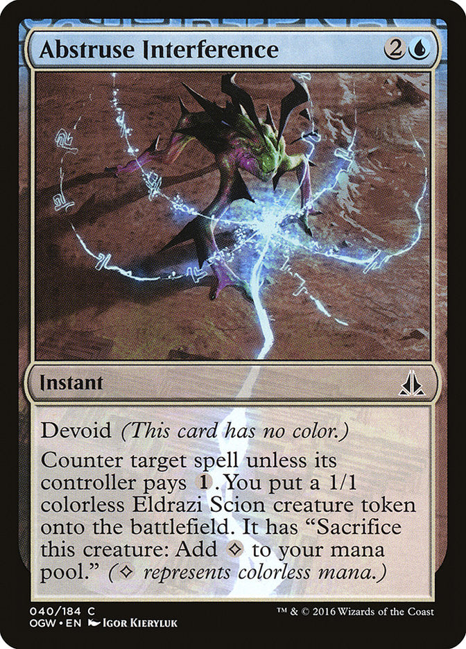 Abstruse Interference [Oath of the Gatewatch] | Good Games Morley