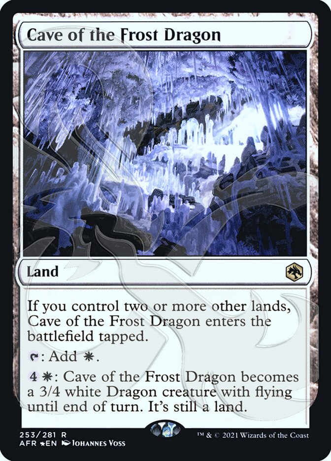Cave of the Frost Dragon (Ampersand Promo) [Dungeons & Dragons: Adventures in the Forgotten Realms Promos] | Good Games Morley