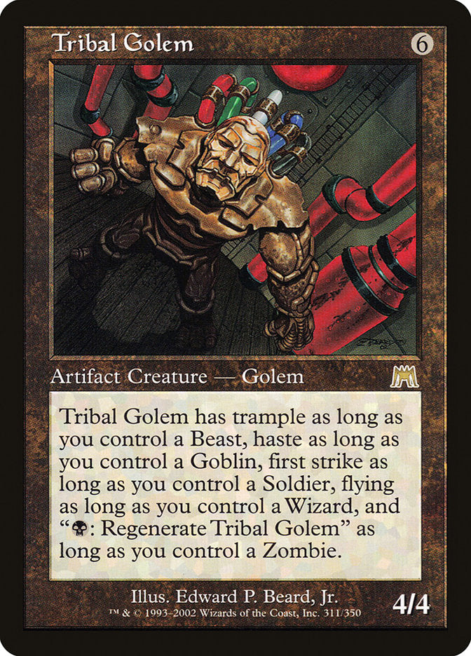 Tribal Golem [Onslaught] | Good Games Morley