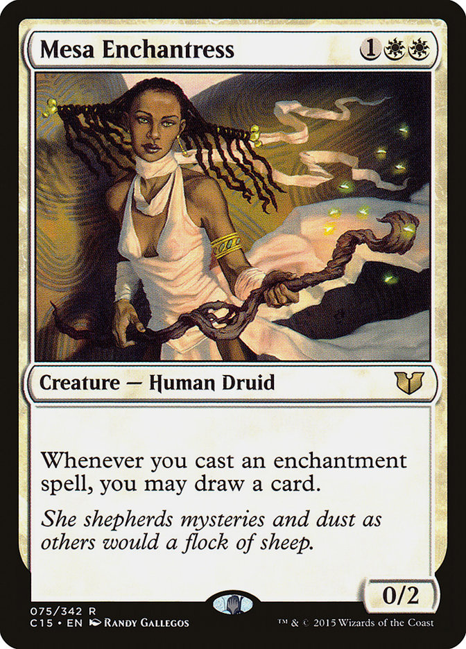 Mesa Enchantress [Commander 2015] | Good Games Morley