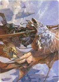 Sea Gate Banneret Art Card [Zendikar Rising Art Series] | Good Games Morley