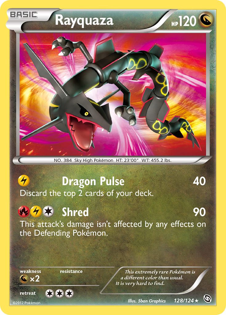 Rayquaza (128/124) [Black & White: Dragons Exalted] | Good Games Morley