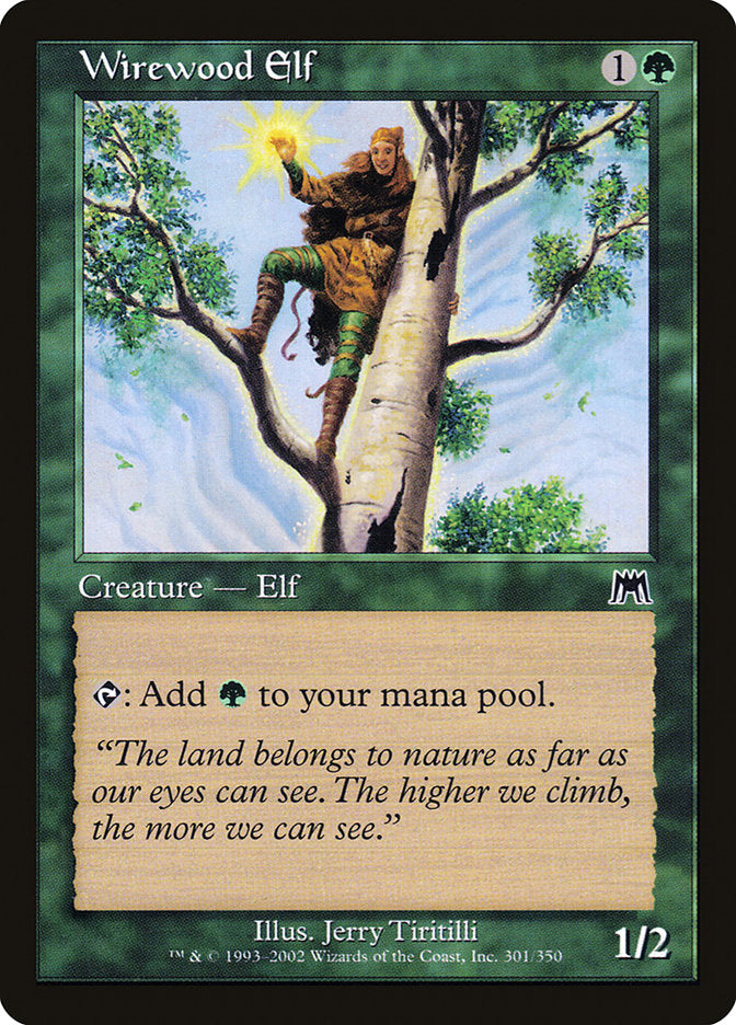 Wirewood Elf [Onslaught] | Good Games Morley