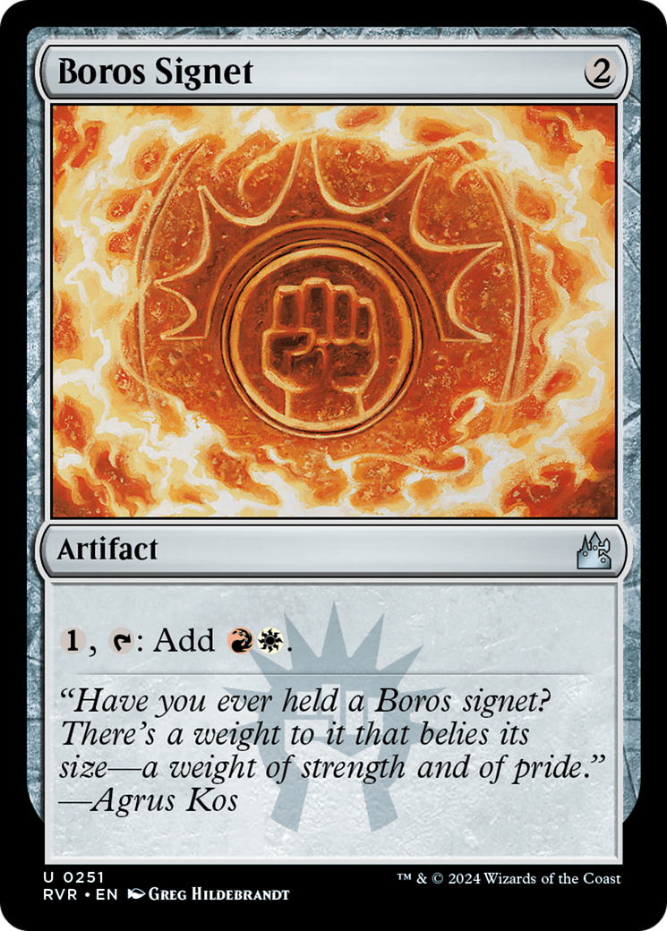 Boros Signet [Ravnica Remastered] | Good Games Morley
