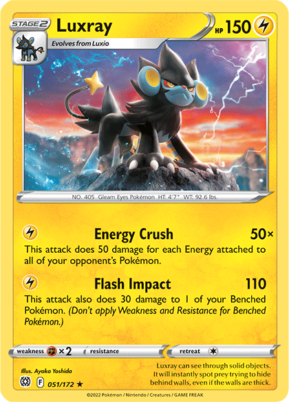 Luxray (051/172) [Sword & Shield: Brilliant Stars] | Good Games Morley