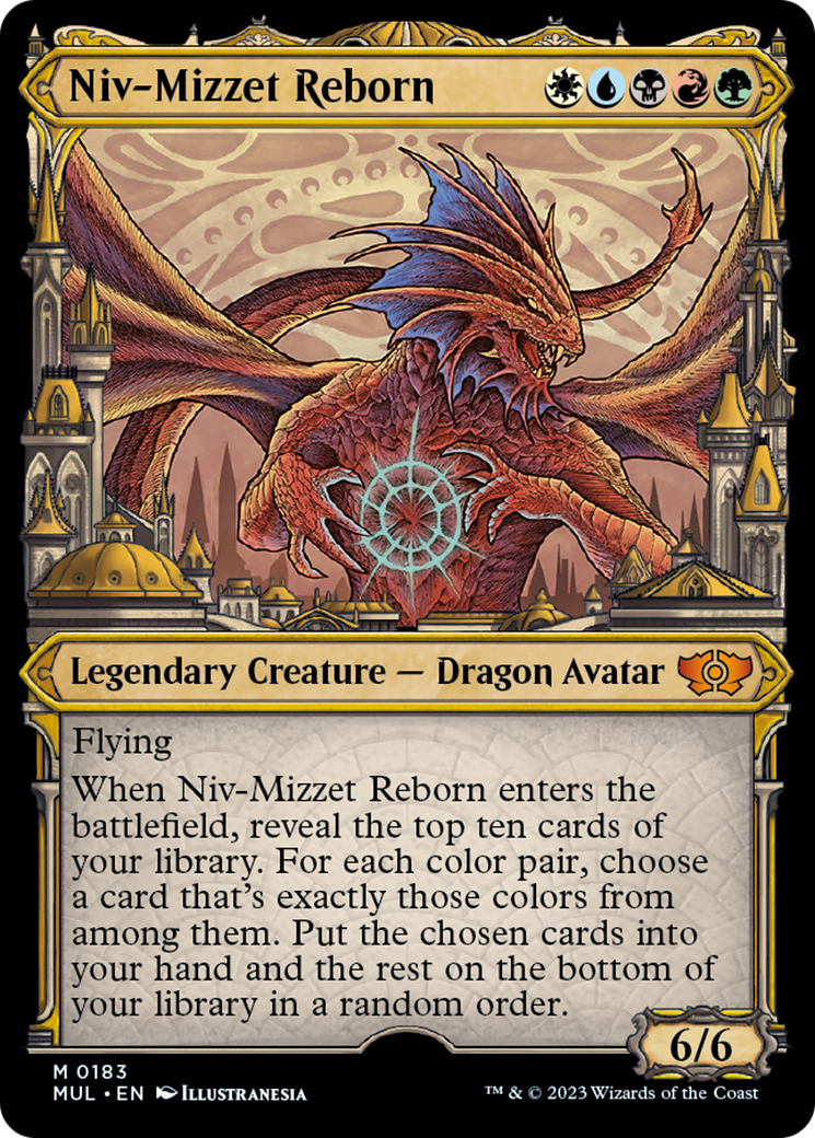 Niv-Mizzet Reborn (Halo Foil) [Multiverse Legends] | Good Games Morley