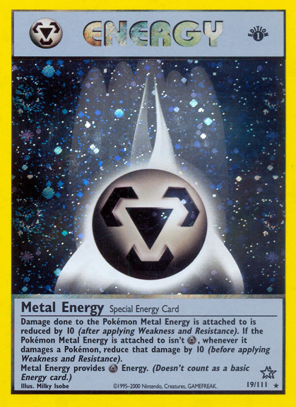 Metal Energy (19/111) [Neo Genesis 1st Edition] | Good Games Morley