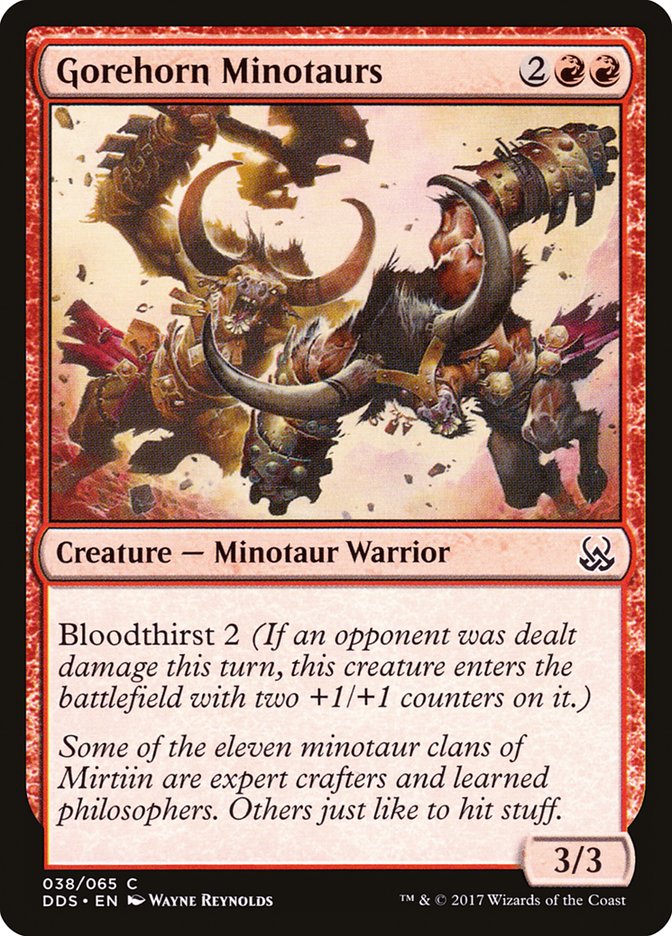 Gorehorn Minotaurs [Duel Decks: Mind vs. Might] | Good Games Morley