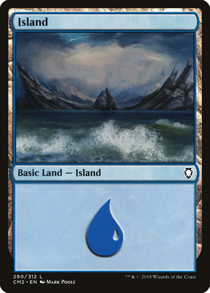 Island (290) [Commander Anthology Volume II] | Good Games Morley