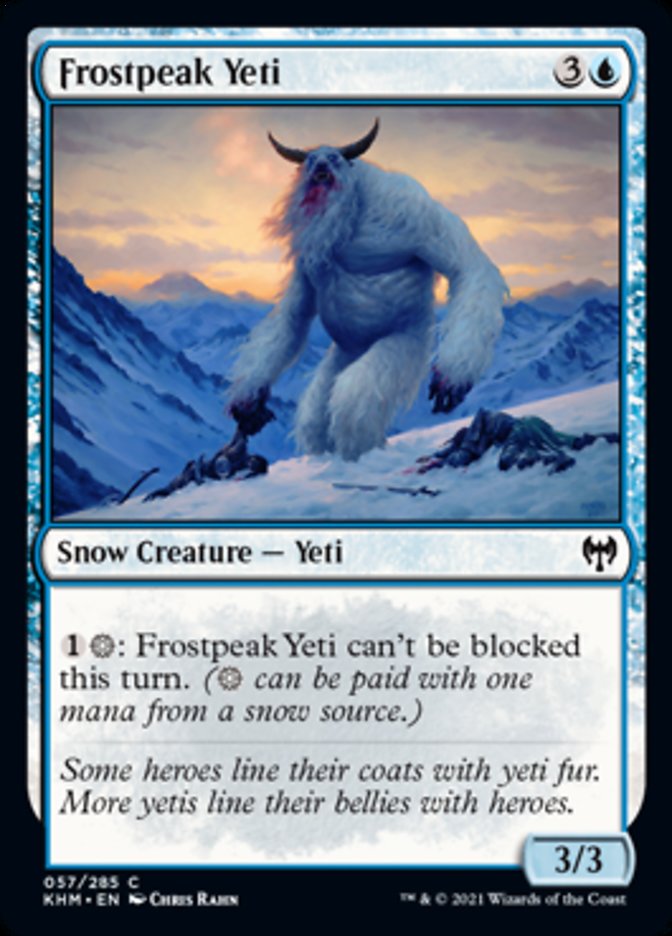 Frostpeak Yeti [Kaldheim] | Good Games Morley