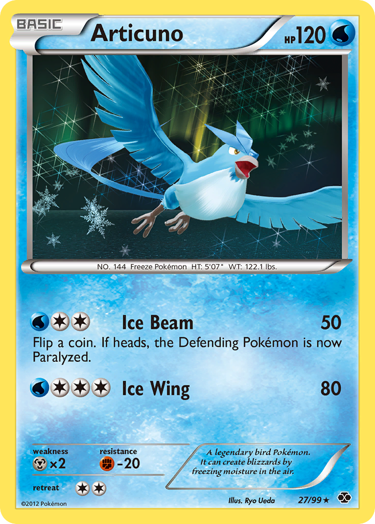 Articuno (27/99) [Black & White: Next Destinies] | Good Games Morley