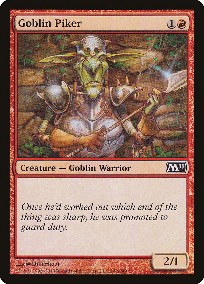 Goblin Piker [Magic 2011] | Good Games Morley
